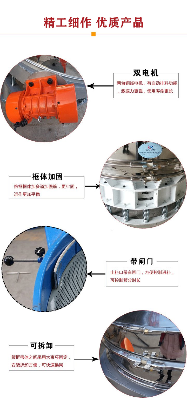 面粉直排篩產品細節